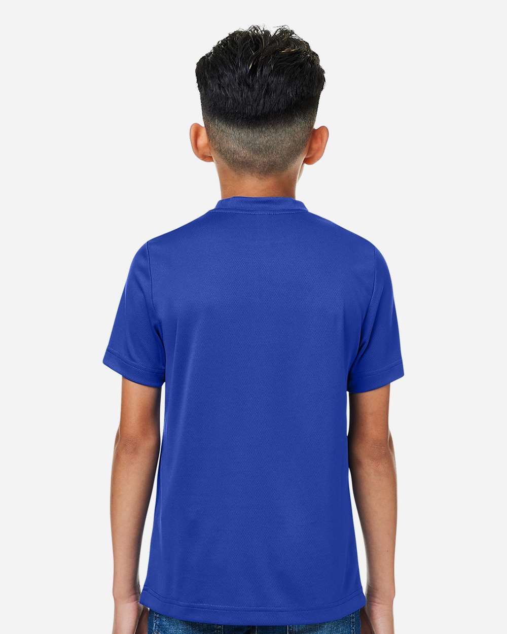 Youth Zone Performance Mesh T-Shirt - OnModelBack - B688D9752 - Sport Royal