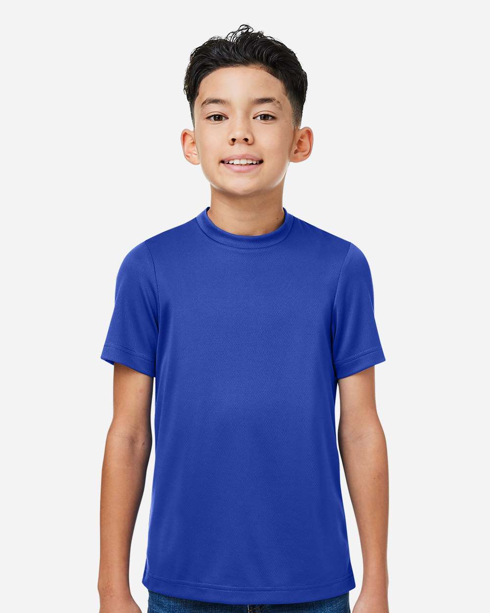 Youth Zone Performance Mesh T-Shirt - OnModelFront - B688D9752 - Sport Royal