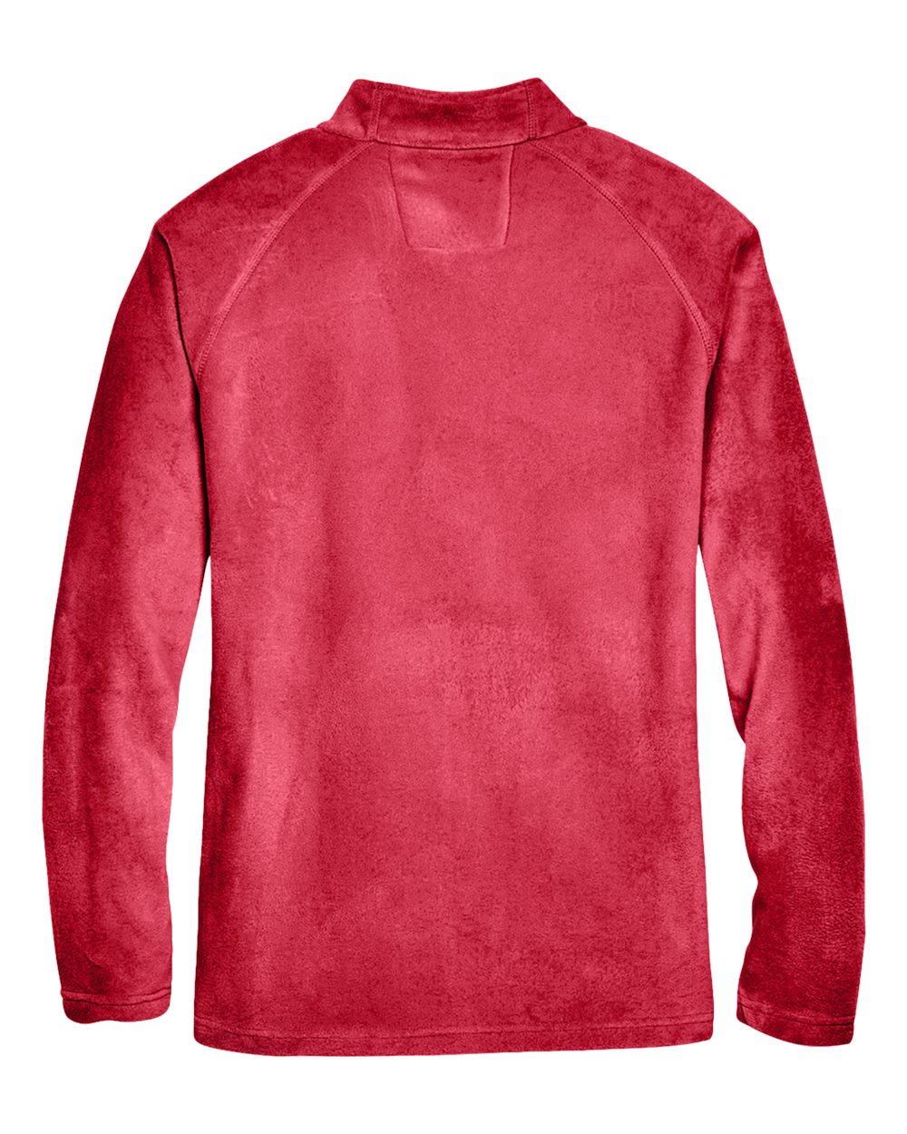 Men's Campus Microfleece Jacket - Back - B751D9702 - Sport Red