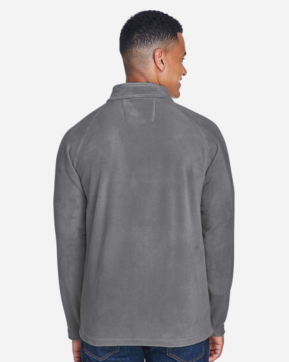 Men's Campus Microfleece Jacket - OnModelBack - B751D9132 - Sport Graphite