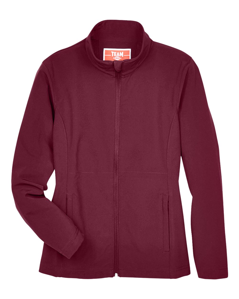 Women's Leader Soft Shell Jacket - Front - B743D9102 - Sport Maroon