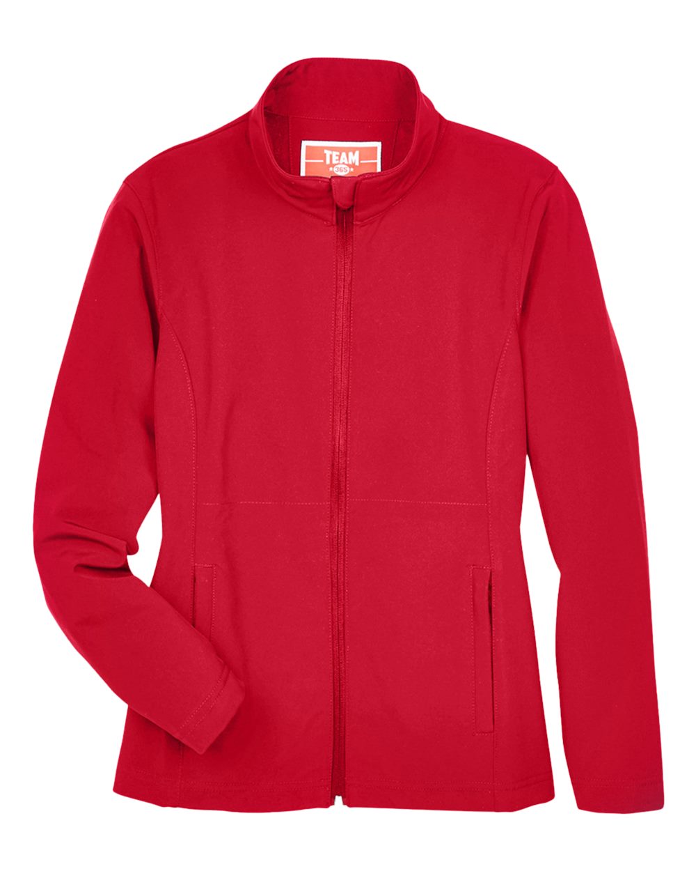 Women's Leader Soft Shell Jacket - Front - B743D9702 - Sport Red