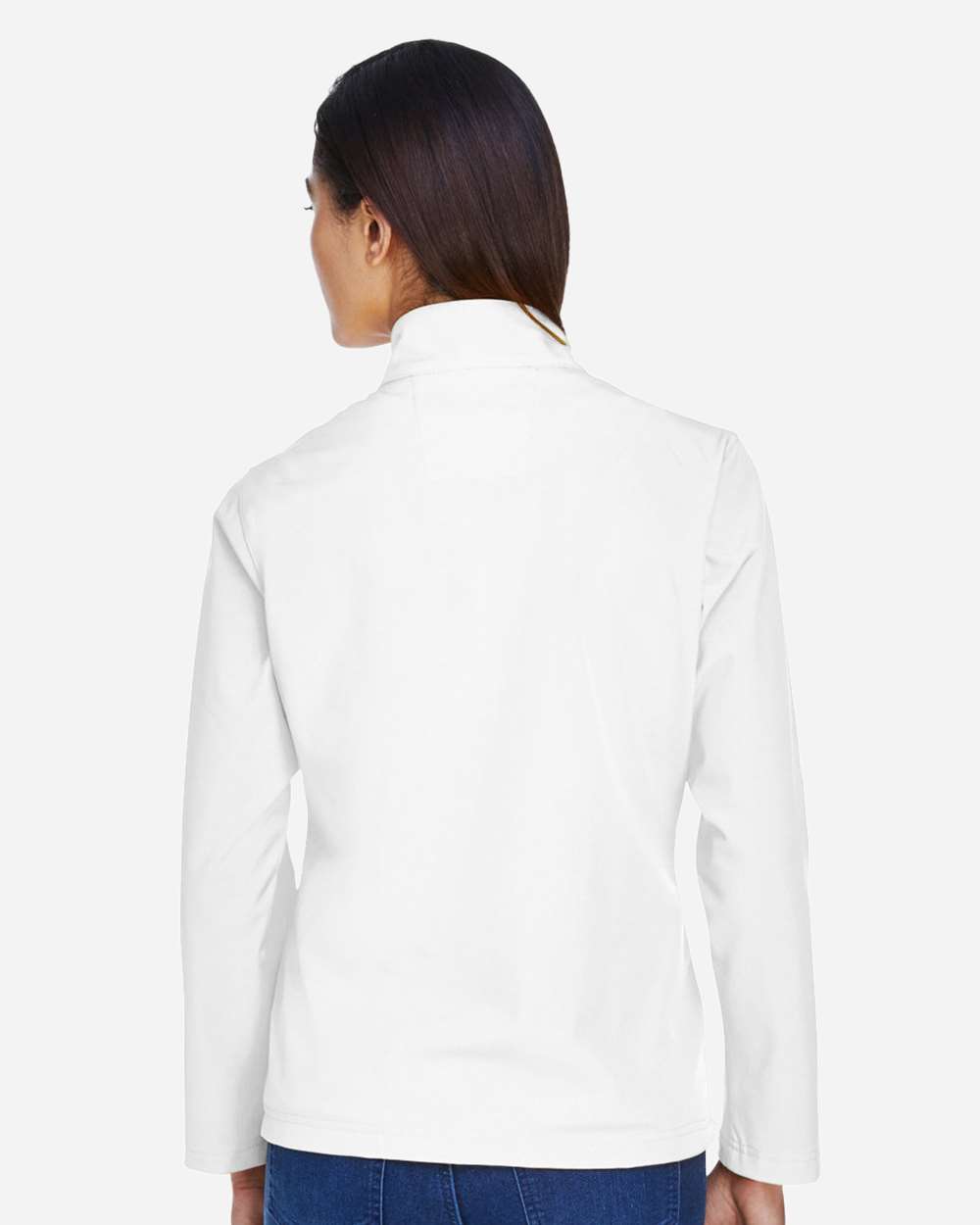Women's Leader Soft Shell Jacket - OnModelBack - B743D9004 - White