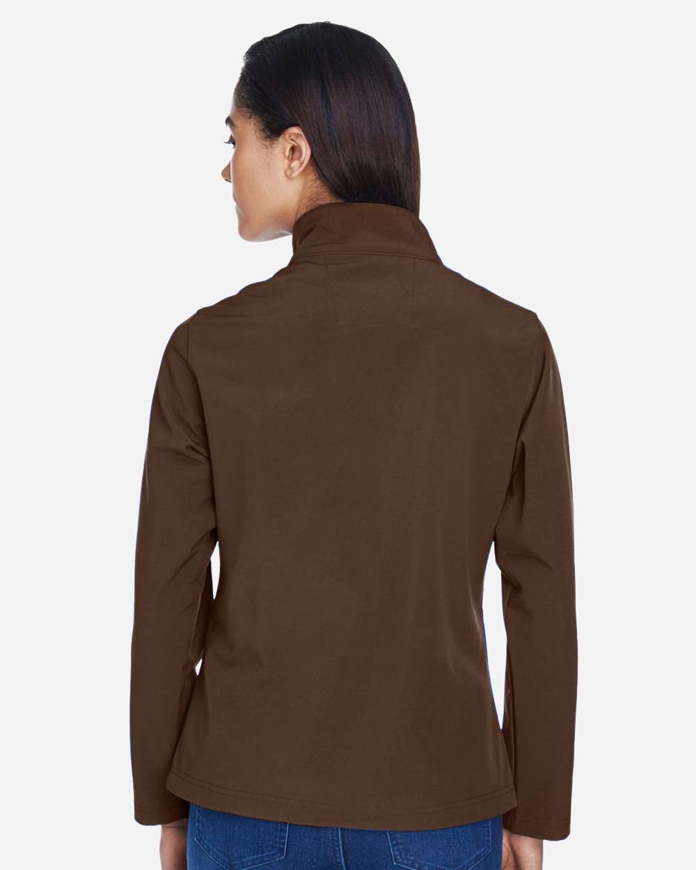 Women's Leader Soft Shell Jacket - OnModelBack - B743D9054 - Sport Dark Brown
