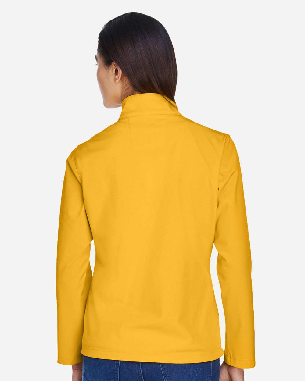 Women's Leader Soft Shell Jacket - OnModelBack - B743D9122 - Sport Athletic Gold