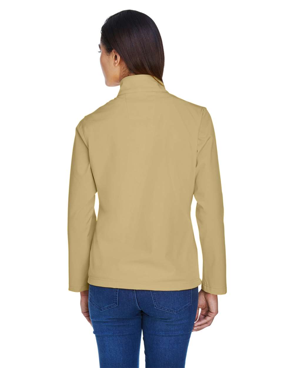 Women's Leader Soft Shell Jacket - OnModelBack - B743D9146 - Sport Vegas Gold