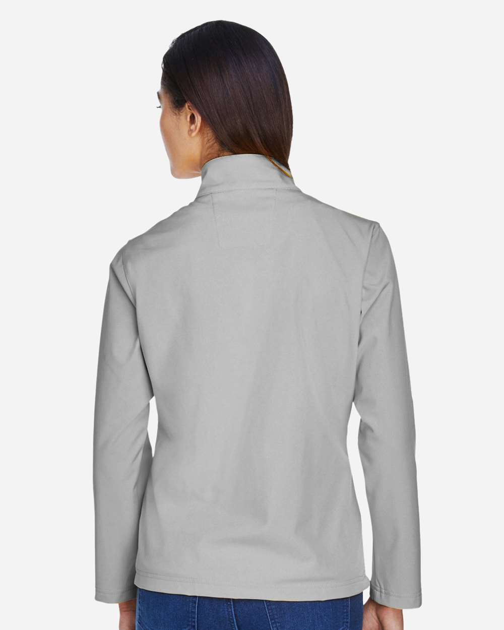 Women's Leader Soft Shell Jacket - OnModelBack - B743D9352 - Sport Silver