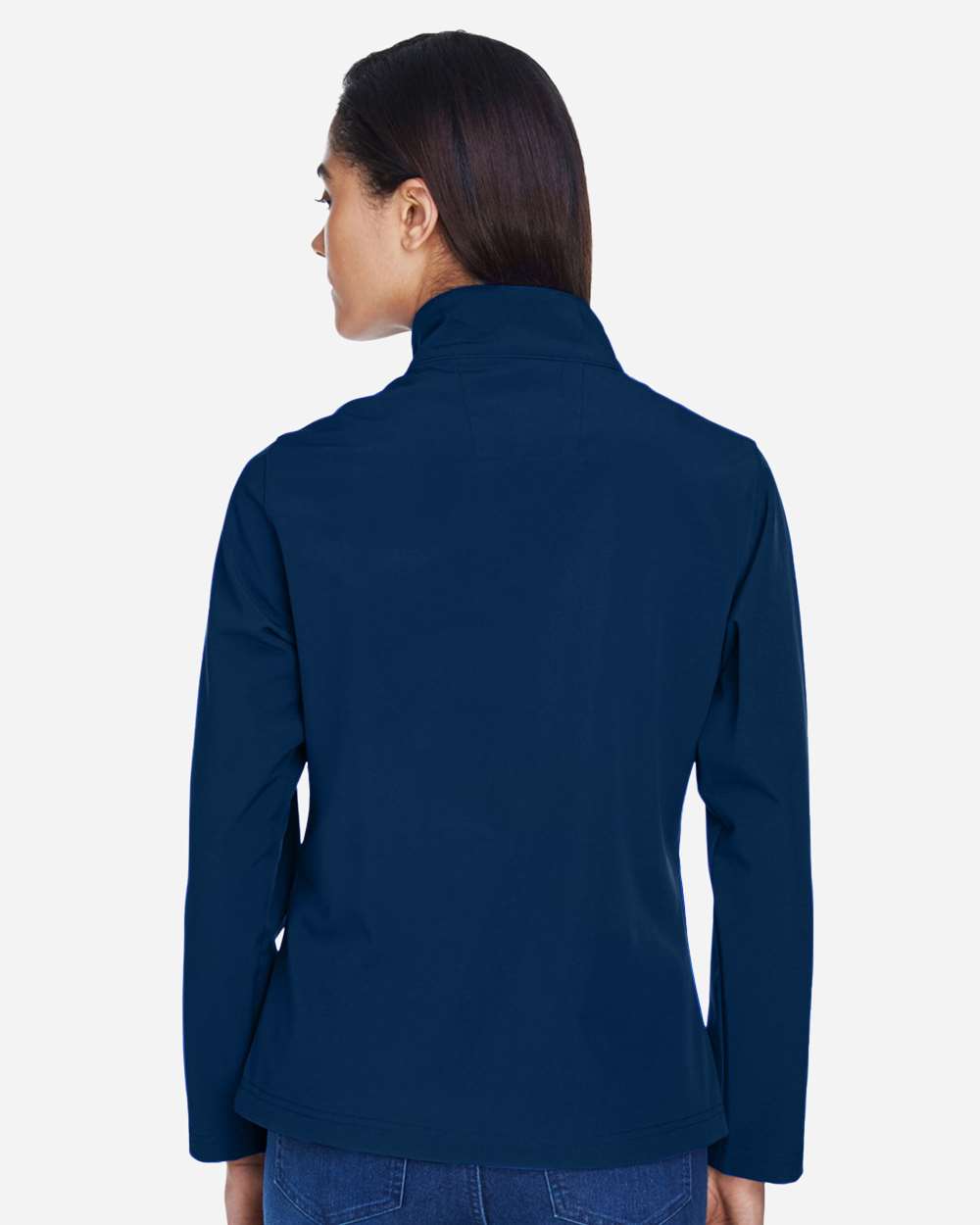 Women's Leader Soft Shell Jacket - OnModelBack - B743D9652 - Sport Dark Navy