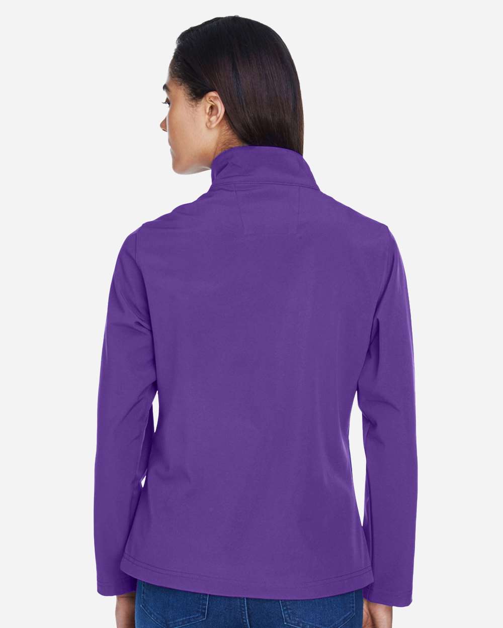 Women's Leader Soft Shell Jacket - OnModelBack - B743D9673 - Sport Purple