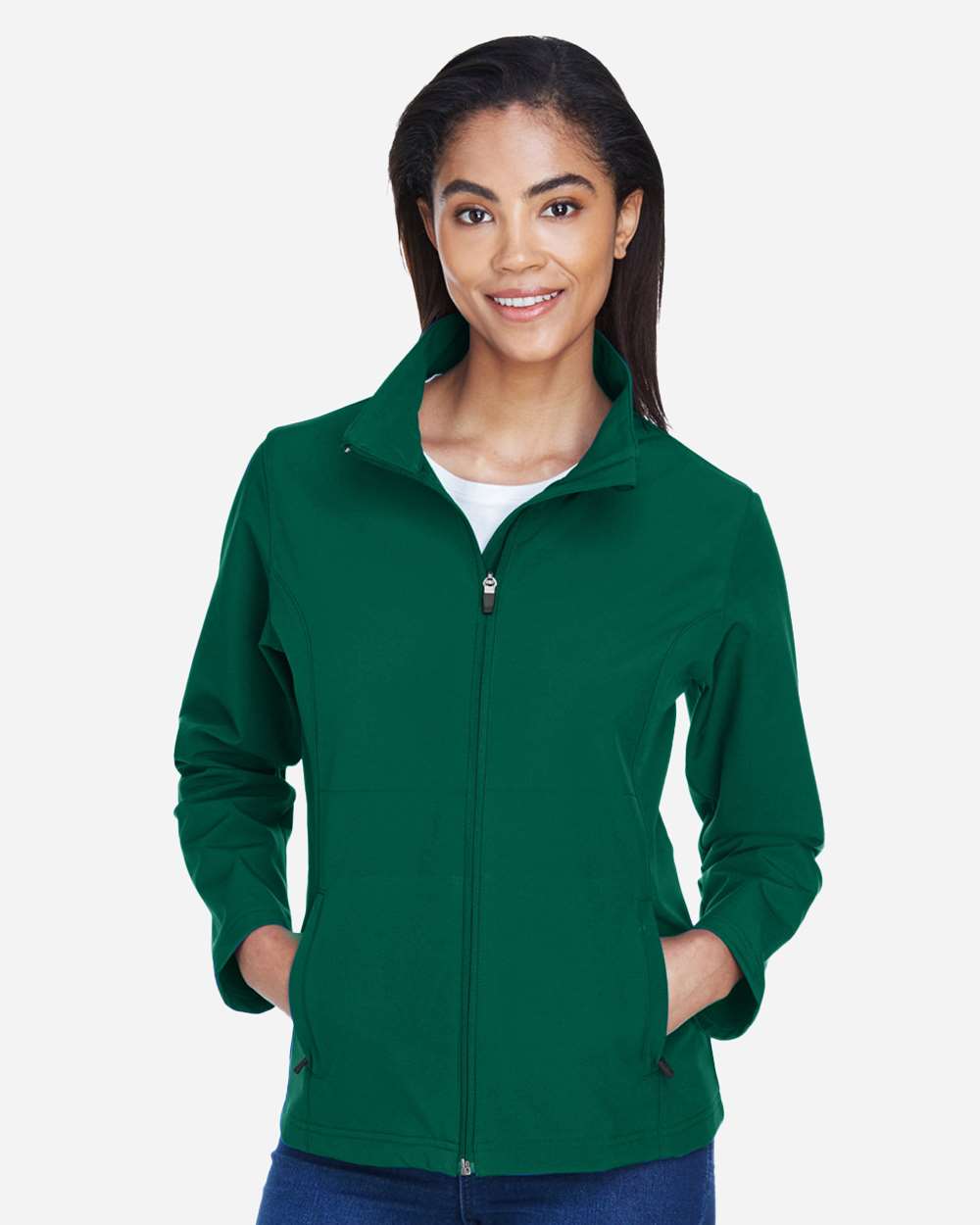 Women's Leader Soft Shell Jacket - OnModelFront - B743D9076 - Sport Forest