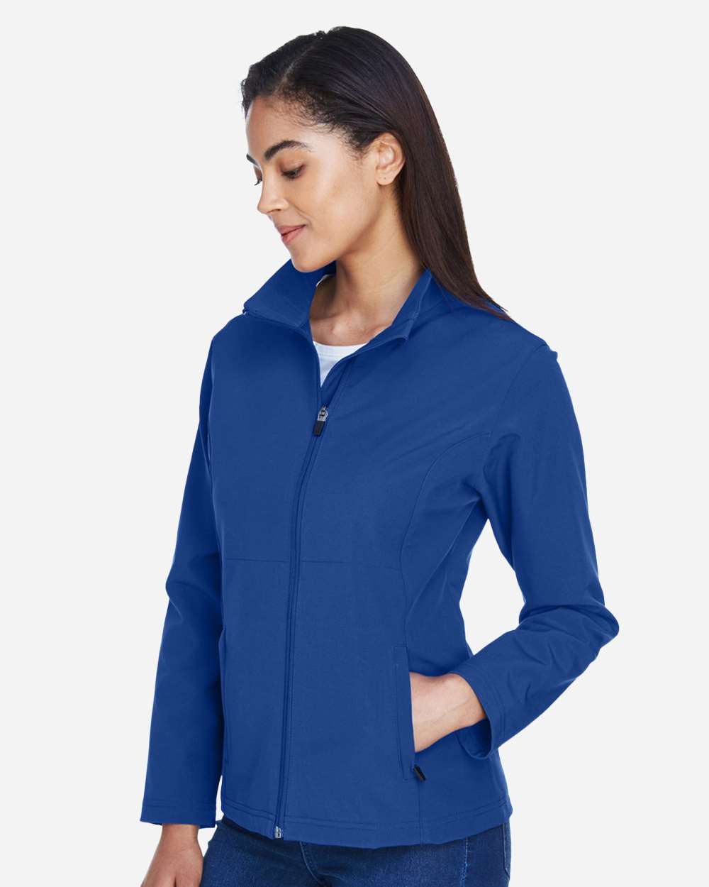 Women's Leader Soft Shell Jacket - OnModelSide - B743D9752 - Sport Royal