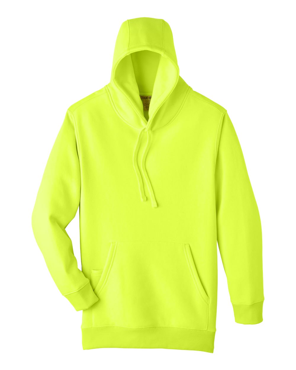 Unisex Zone HydroSport™ Heavyweight Hooded Sweatshirt - Front - B759D9174 - Safety Yellow