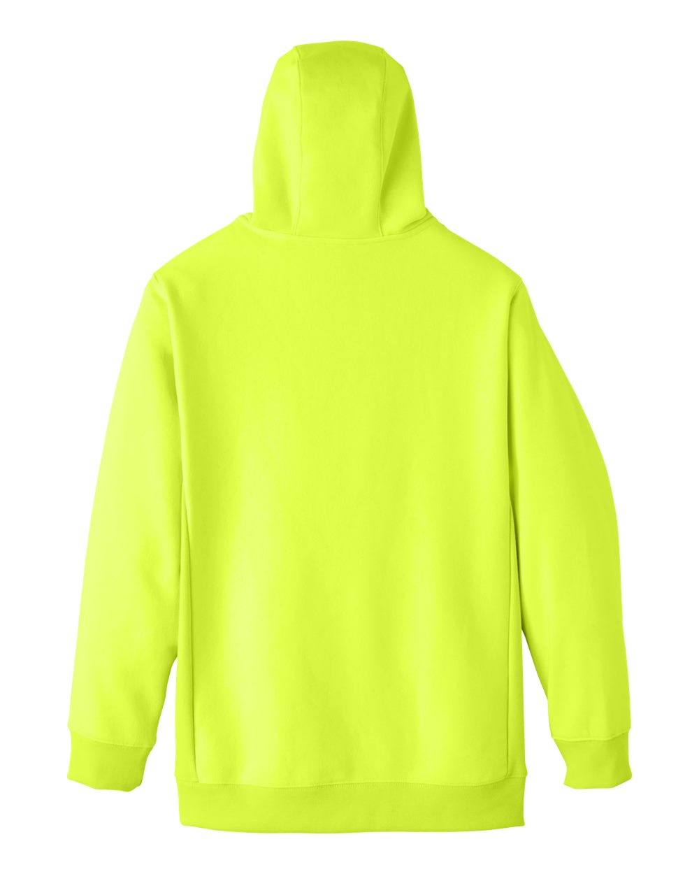 Unisex Zone HydroSport™ Heavyweight Full-Zip Hooded Sweatshirt - Back - B758D9172 - Safety Yellow