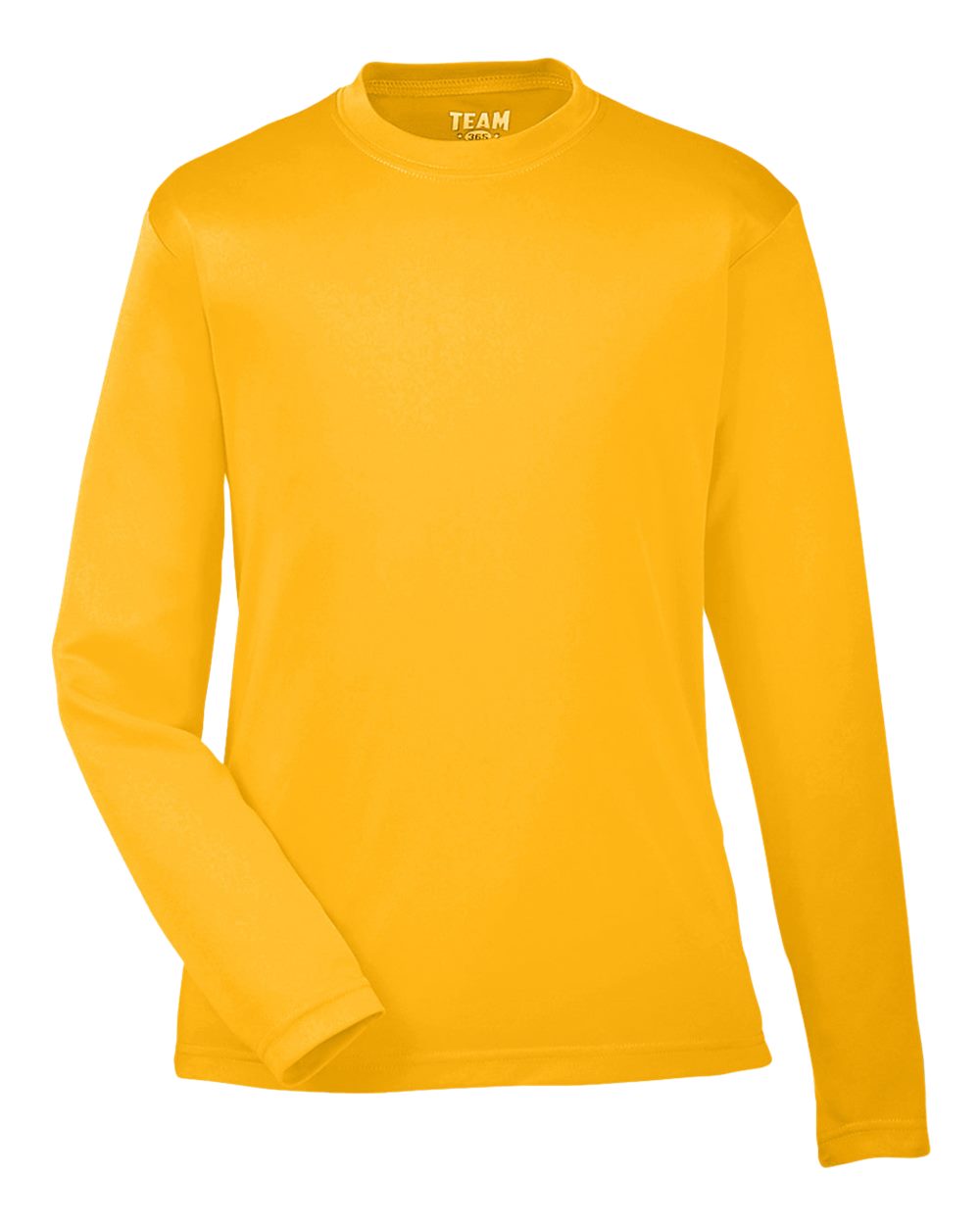 Youth Zone Performance Long Sleeve T-Shirt - Front - B684D9122 - Sport Athletic Gold