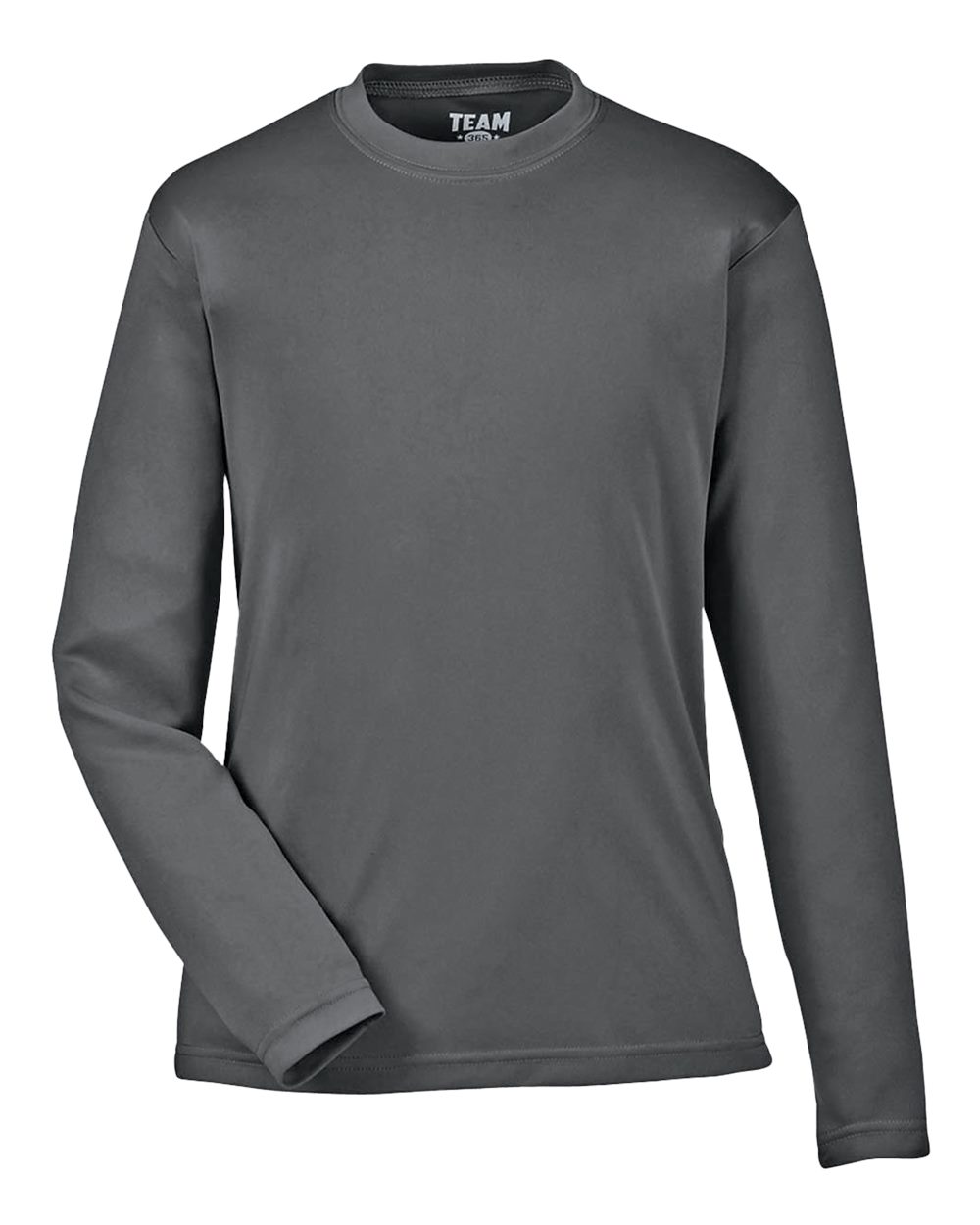Youth Zone Performance Long Sleeve T-Shirt - Front - B684D9132 - Sport Graphite