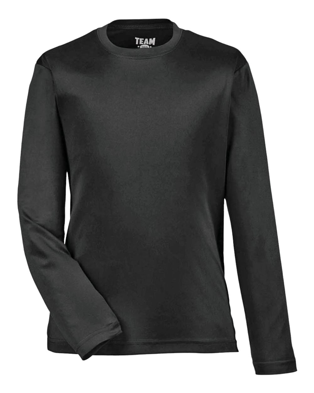 Youth Zone Performance Long Sleeve T-Shirt - Front - B684D9502 - Black