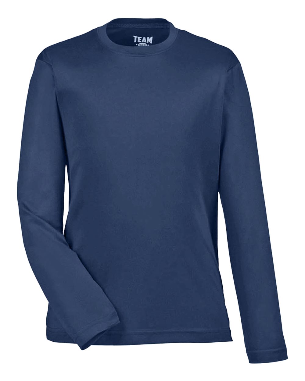 Youth Zone Performance Long Sleeve T-Shirt - Front - B684D9652 - Sport Dark Navy
