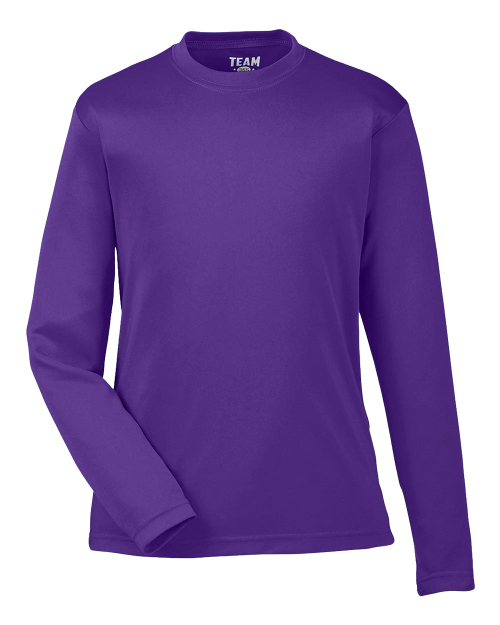 Youth Zone Performance Long Sleeve T-Shirt - Front - B684D9672 - Sport Purple