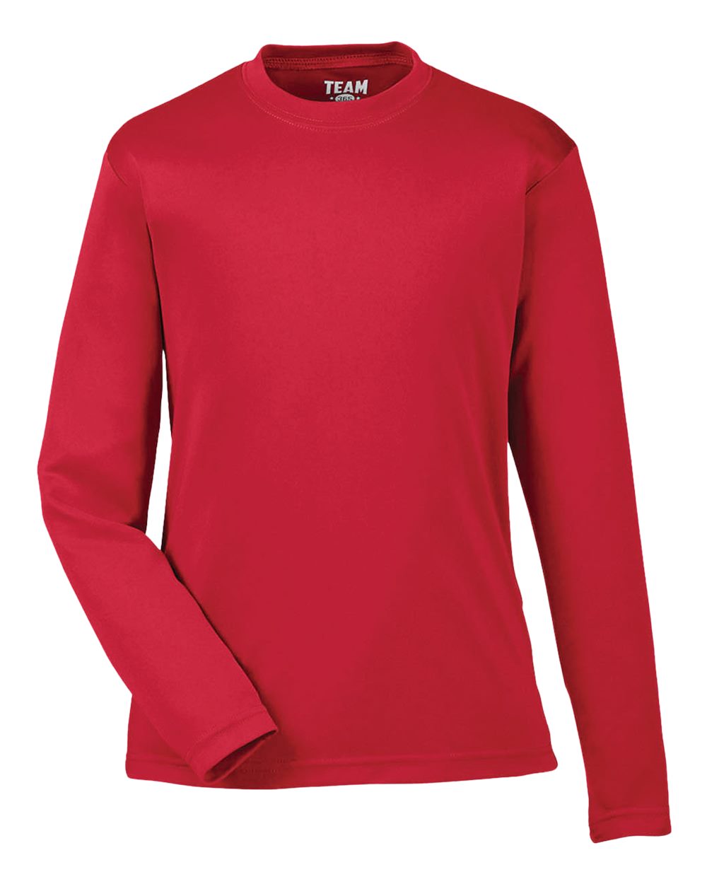 Youth Zone Performance Long Sleeve T-Shirt - Front - B684D9702 - Sport Red