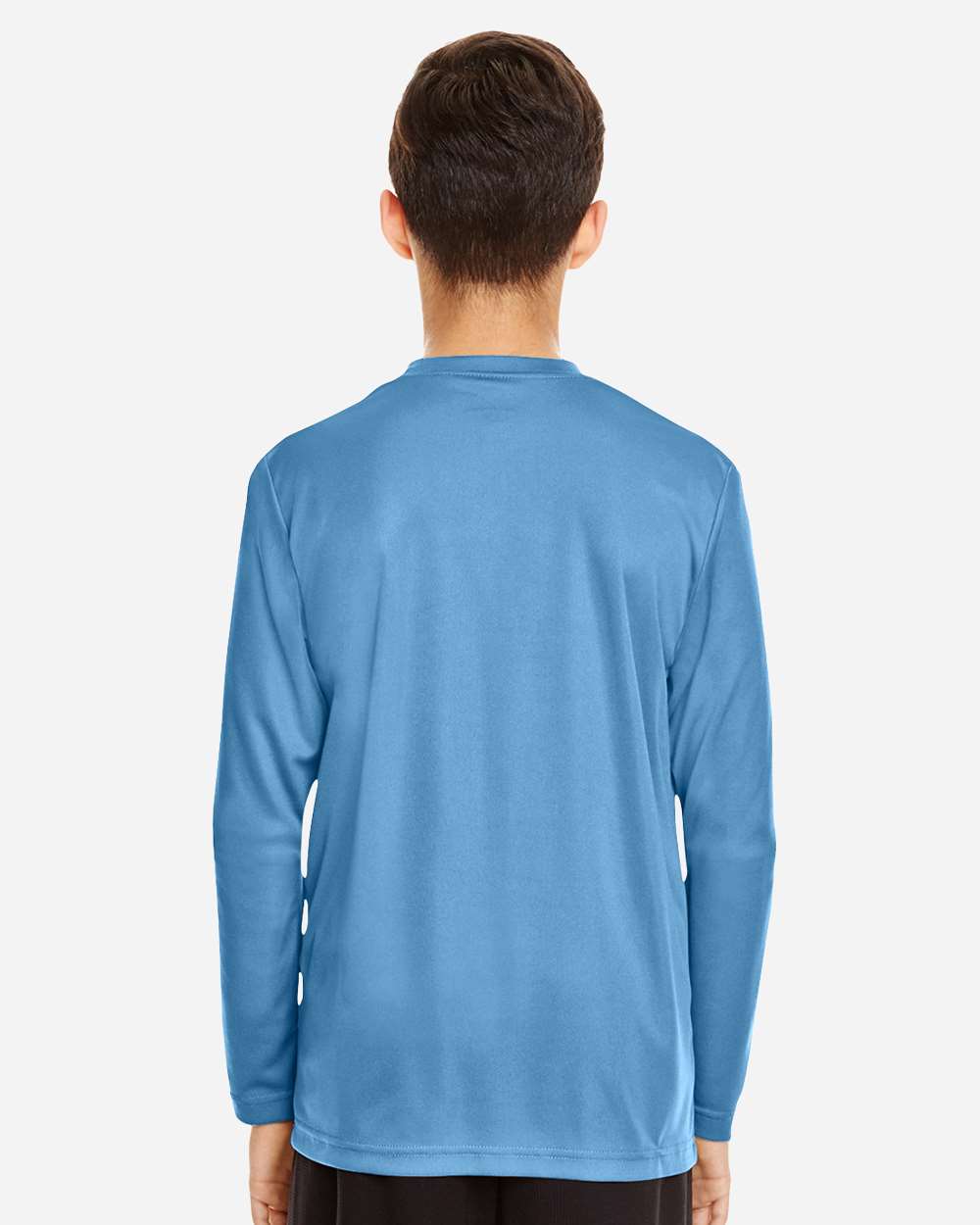 Youth Zone Performance Long Sleeve T-Shirt - OnModelBack - B684D9252 - Sport Light Blue