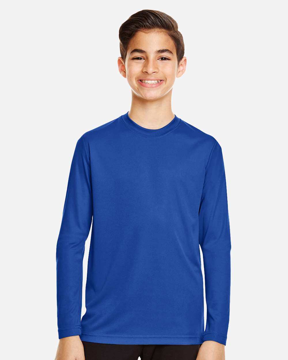 Youth Zone Performance Long Sleeve T-Shirt - OnModelFront - B684D9752 - Sport Royal