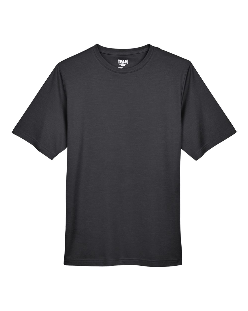 Men's Sonic Heather Performance T-Shirt - Front - B672D9502 - Black Heather