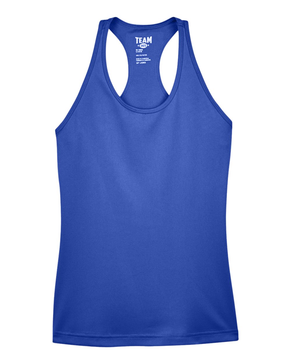 Women's Zone Performance Racerback Tank - Front - B682D9752 - Sport Royal
