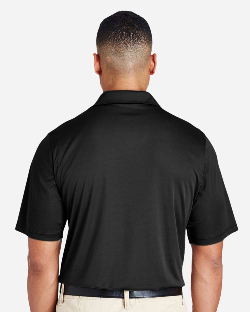 Men's Zone Performance Polo - OnModelBack - B365D9502 - Black