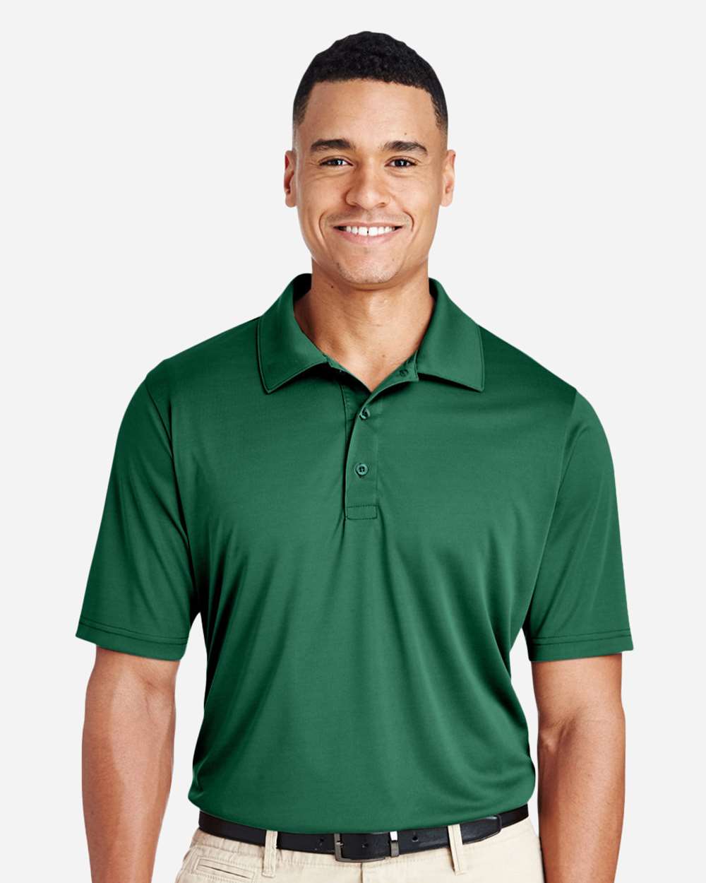 Men's Zone Performance Polo - OnModelFront - B365D9072 - Sport Forest