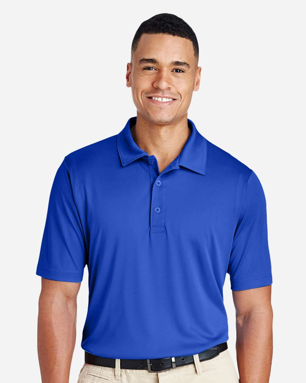 Men's Zone Performance Polo - OnModelFront - B365D9752 - Sport Royal