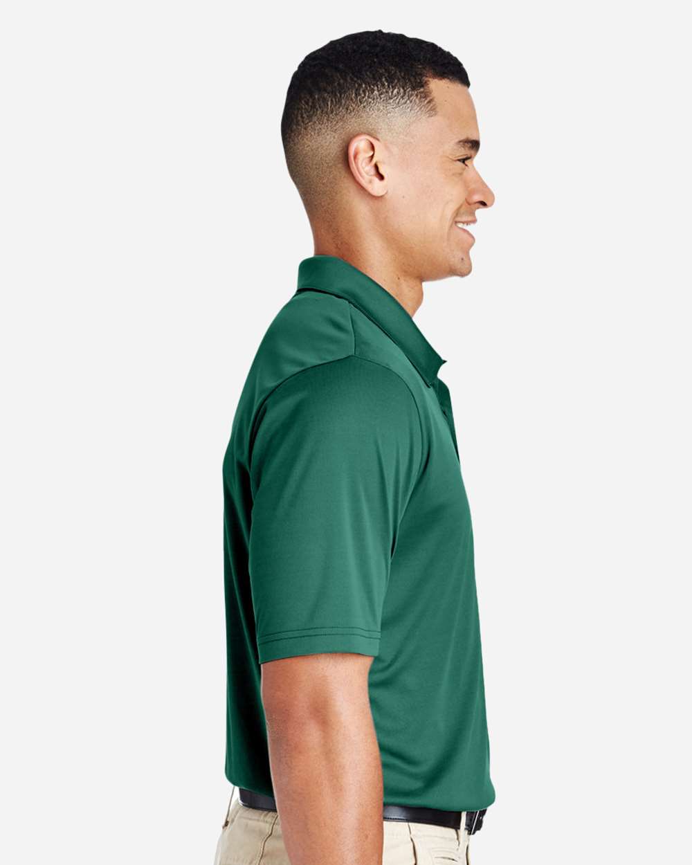 Men's Zone Performance Polo - OnModelSide - B365D9072 - Sport Forest