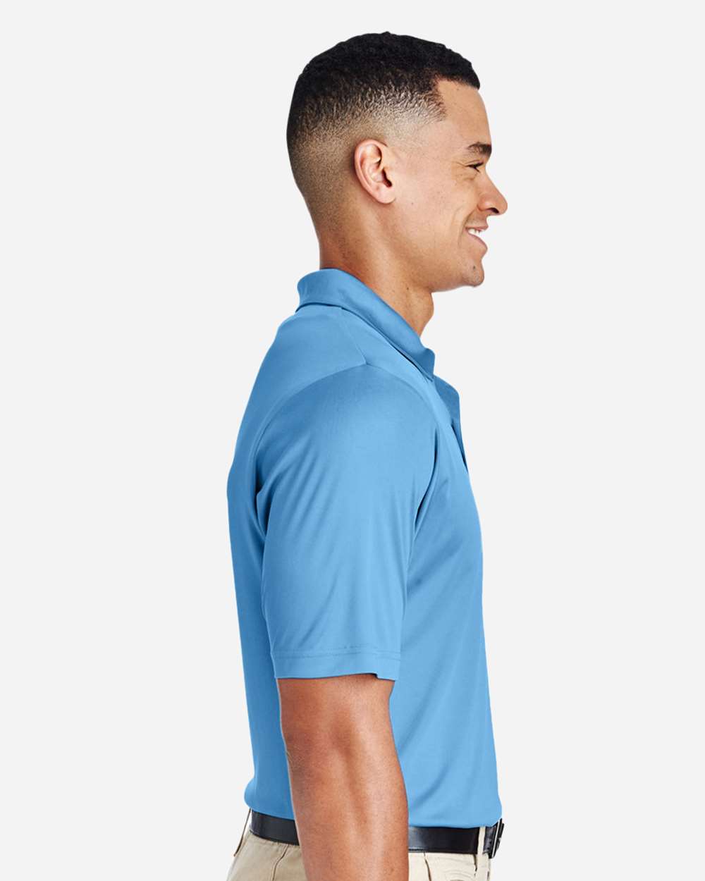 Men's Zone Performance Polo - OnModelSide - B365D9252 - Sport Light Blue