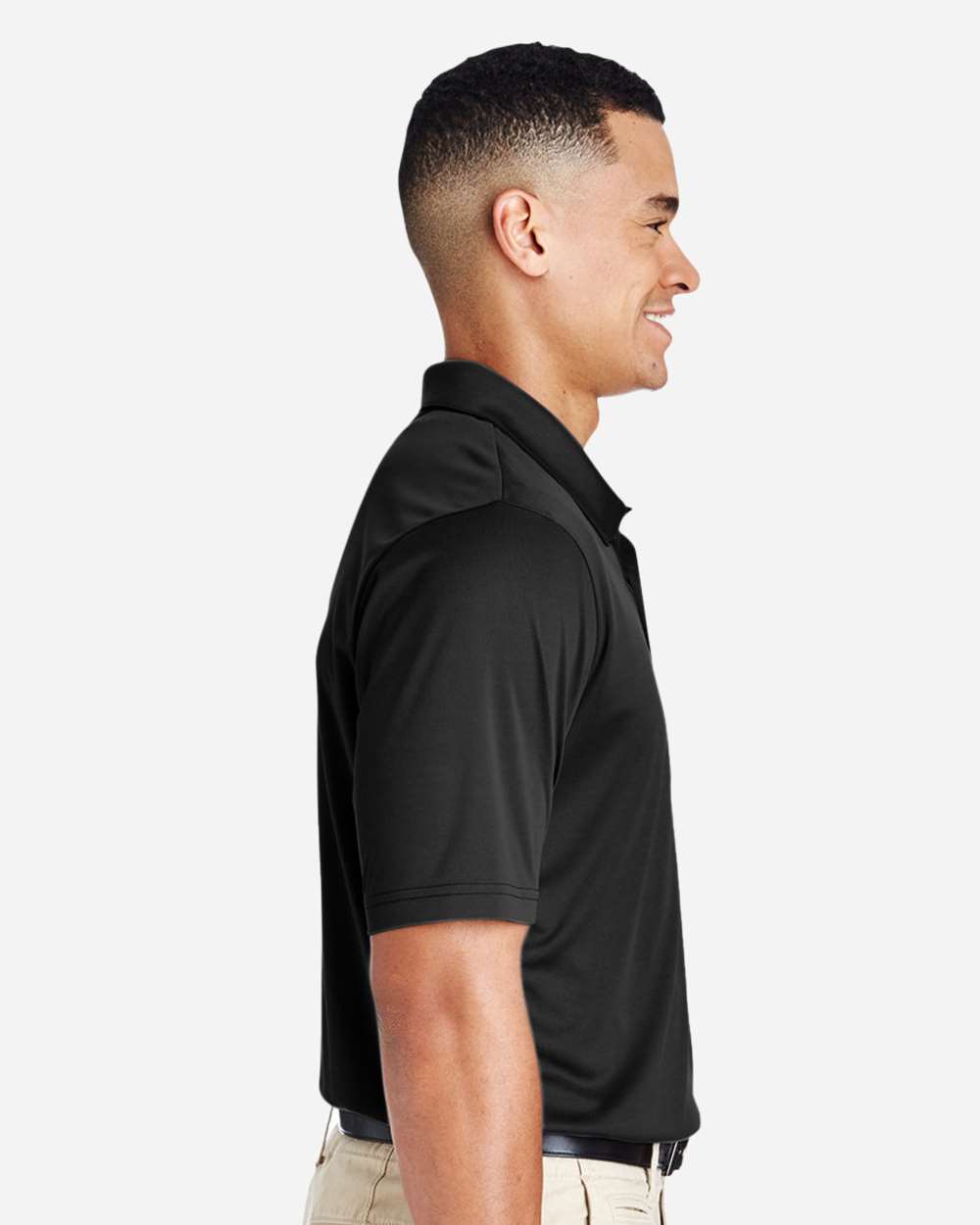 Men's Zone Performance Polo - OnModelSide - B365D9502 - Black
