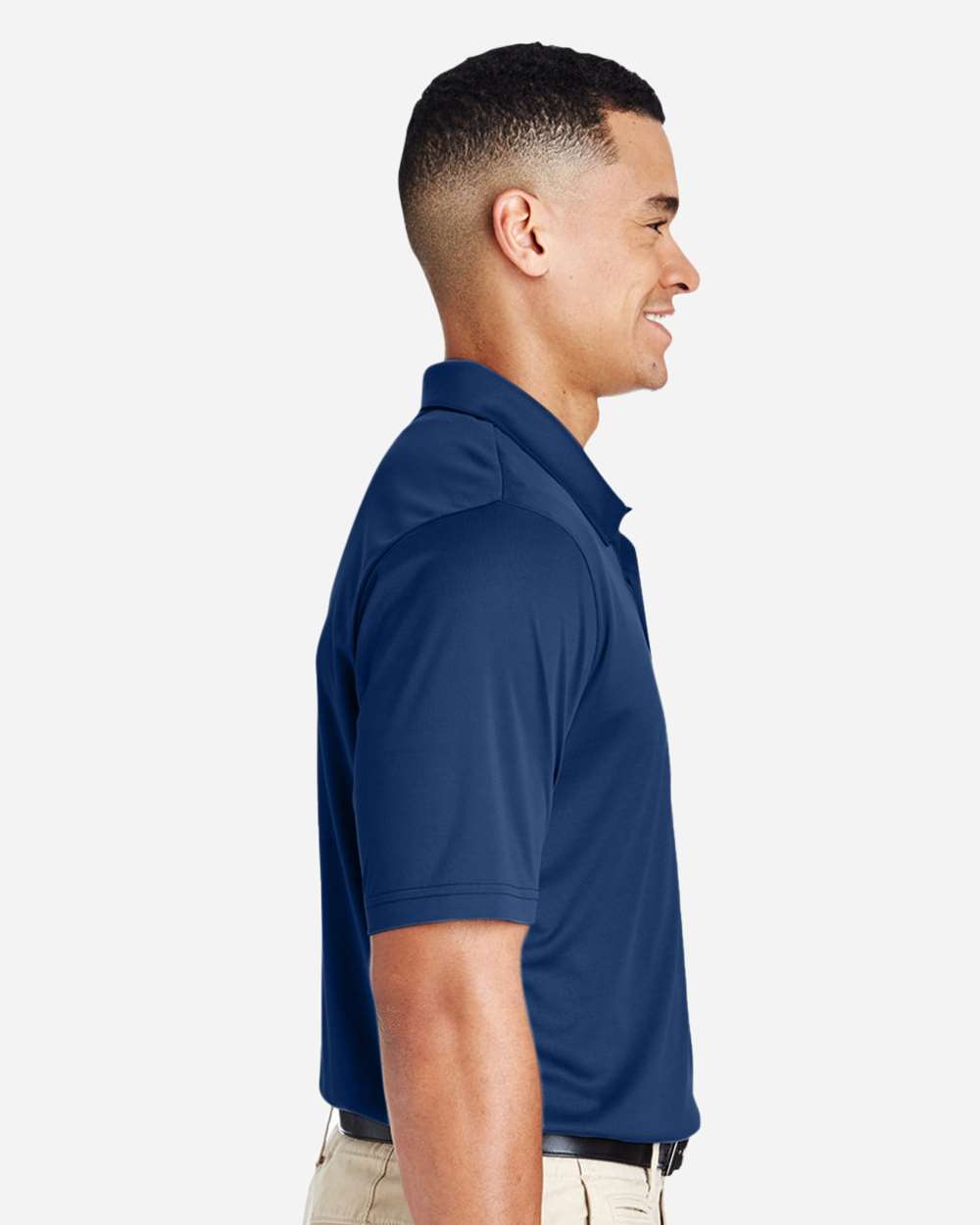 Men's Zone Performance Polo - OnModelSide - B365D9652 - Sport Dark Navy