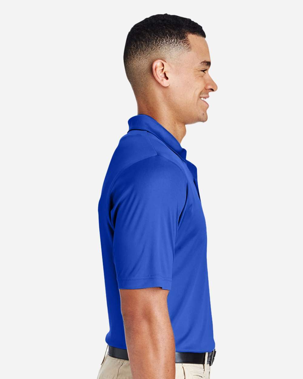 Men's Zone Performance Polo - OnModelSide - B365D9752 - Sport Royal