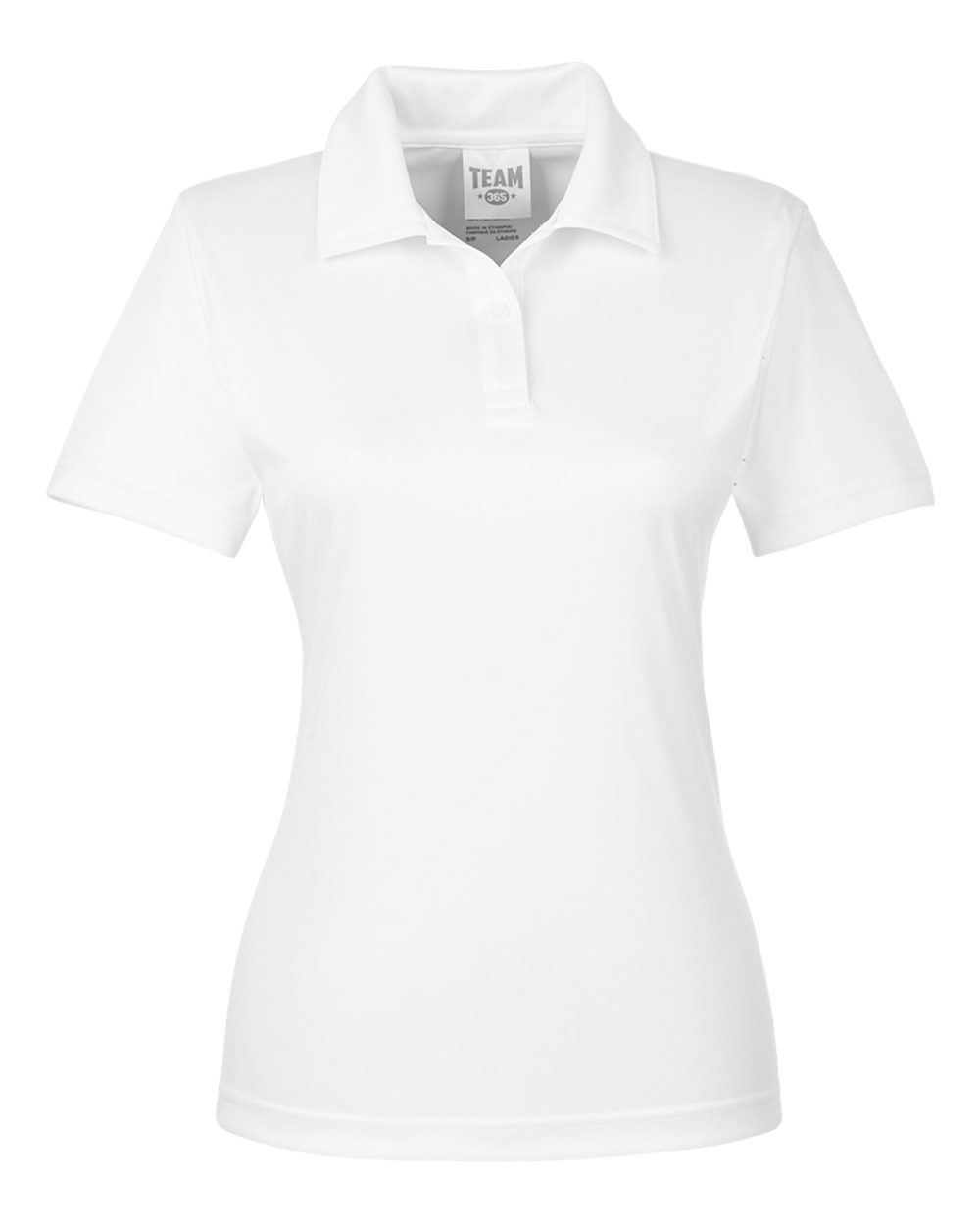 Women's Zone Performance Polo - Front - B723D9002 - White
