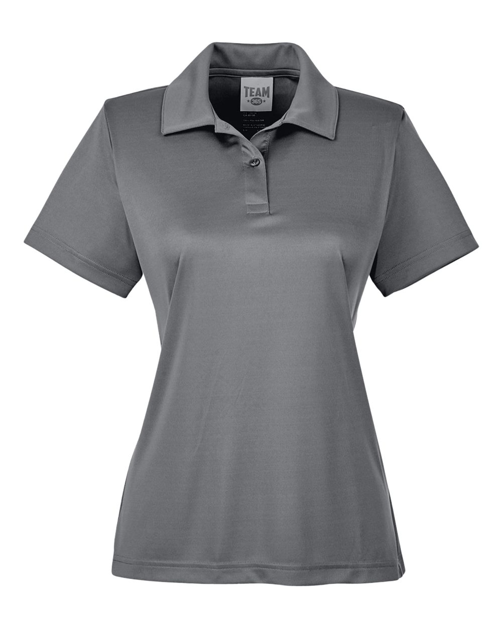 Women's Zone Performance Polo - Front - B723D9132 - Sport Graphite