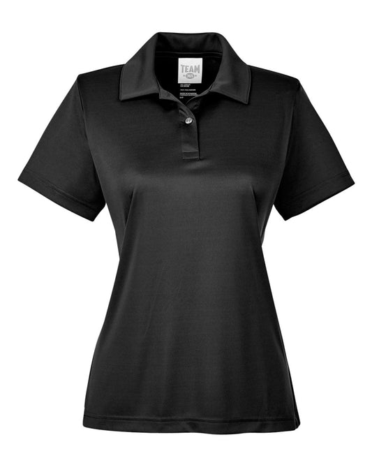 Women's Zone Performance Polo - Front - B723D9502 - Black