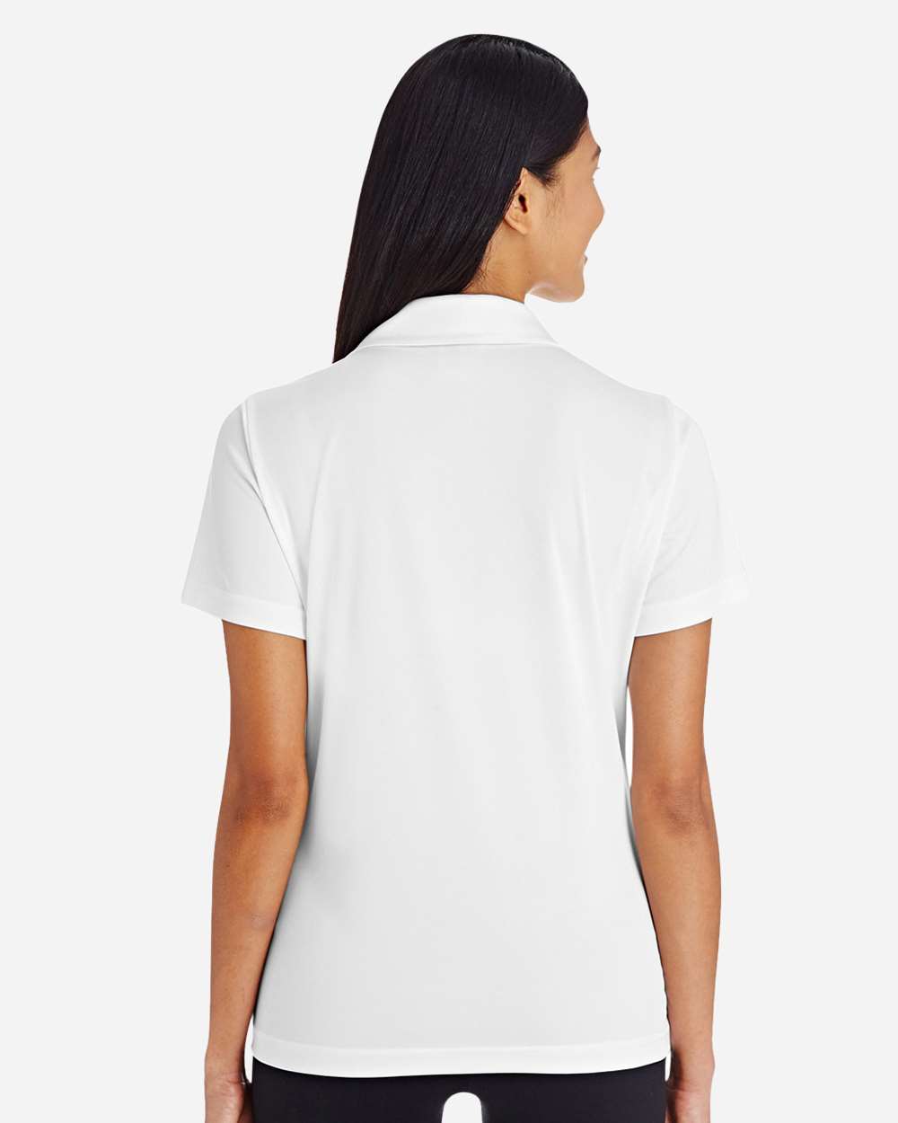 Women's Zone Performance Polo - OnModelBack - B723D9002 - White