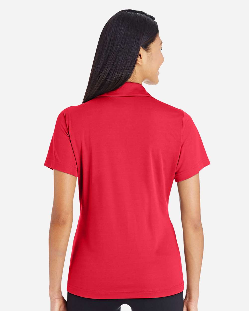 Women's Zone Performance Polo - OnModelBack - B723D9702 - Sport Red