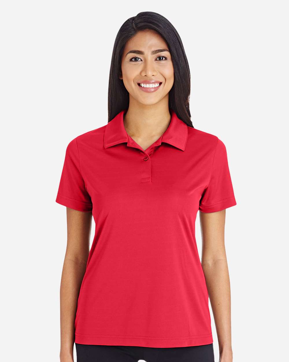 Women's Zone Performance Polo - OnModelFront - B723D9702 - Sport Red