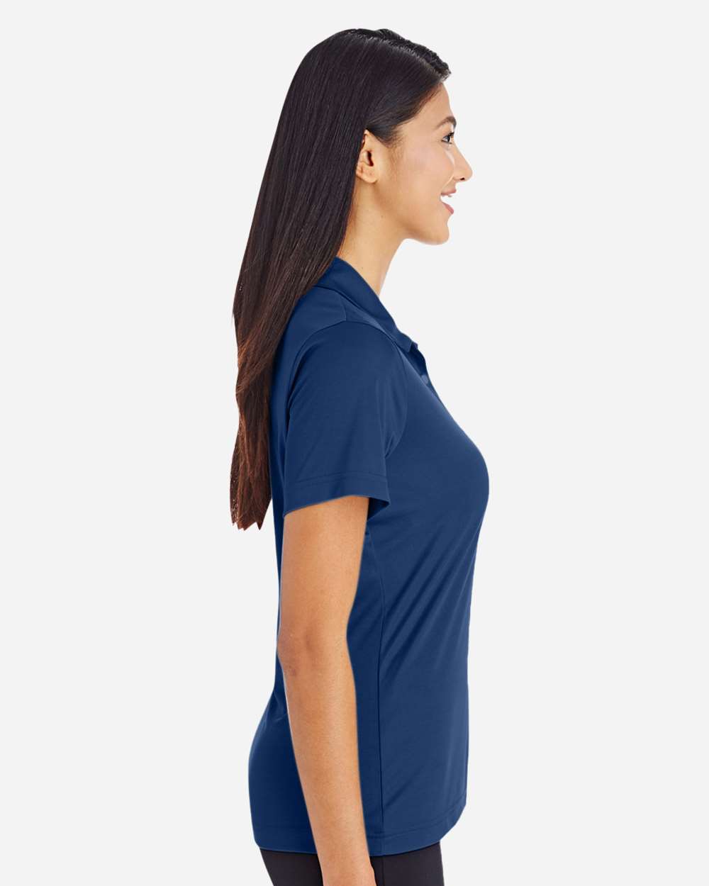 Women's Zone Performance Polo - OnModelSide - B723D9652 - Sport Dark Navy