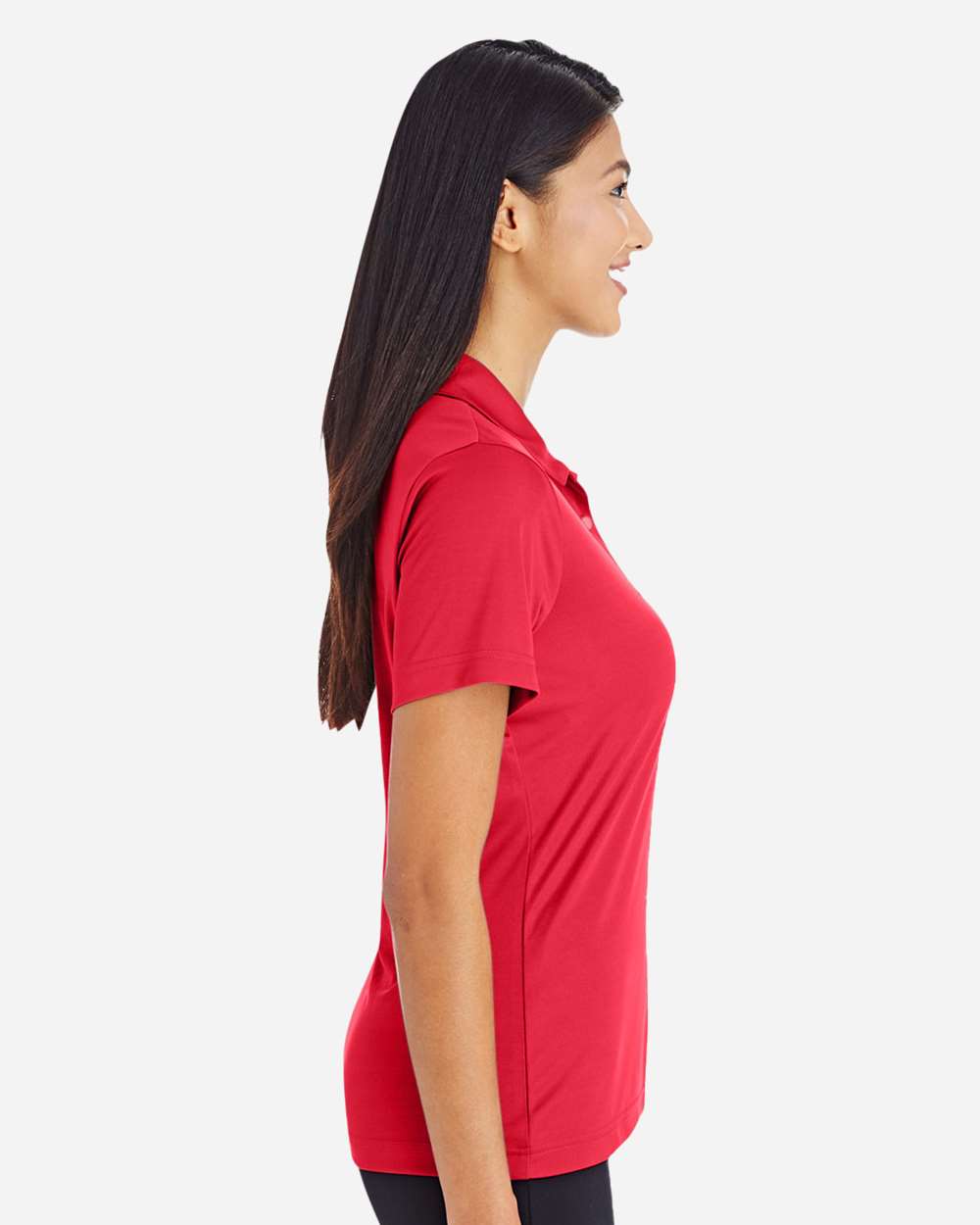 Women's Zone Performance Polo - OnModelSide - B723D9702 - Sport Red