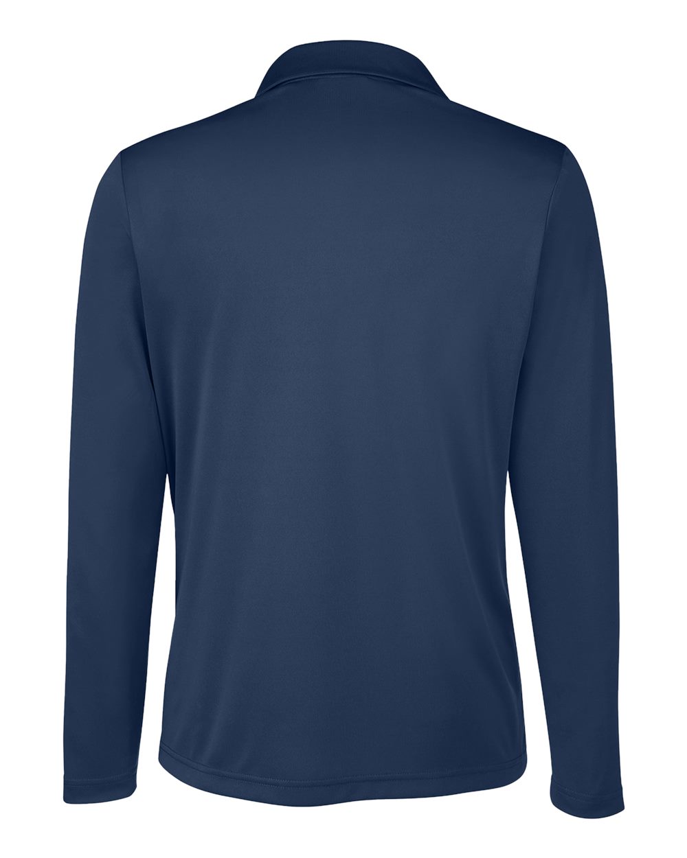 Women's Zone Performance Long Sleeve Polo - Back - B721D9654 - Sport Dark Navy