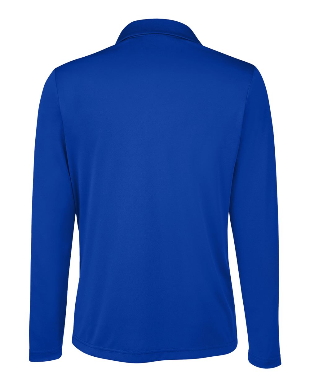 Women's Zone Performance Long Sleeve Polo - Back - B721D9752 - Sport Royal