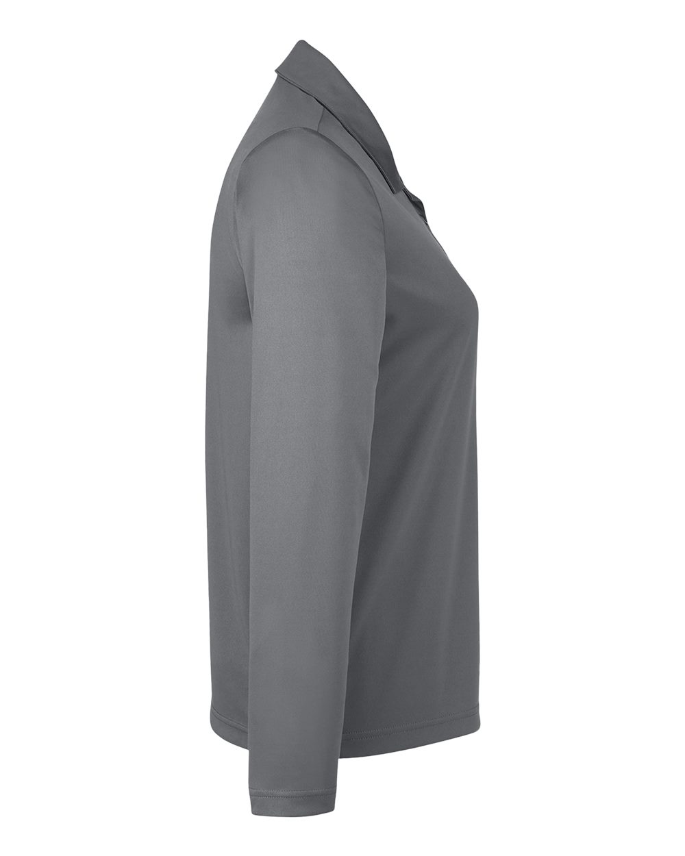 Women's Zone Performance Long Sleeve Polo - DirectSide - B721D9132 - Sport Graphite