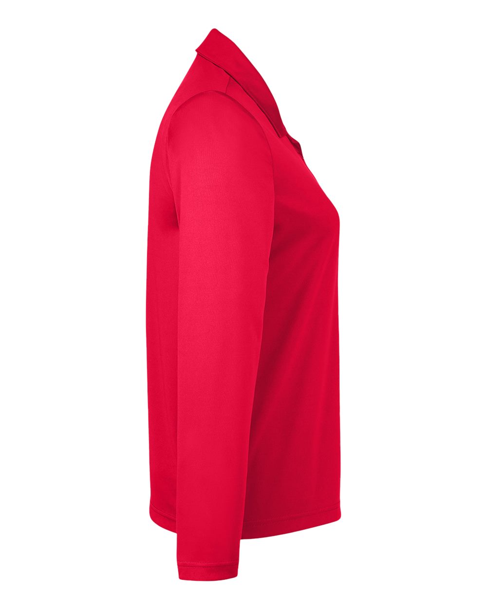 Women's Zone Performance Long Sleeve Polo - DirectSide - B721D9702 - Sport Red