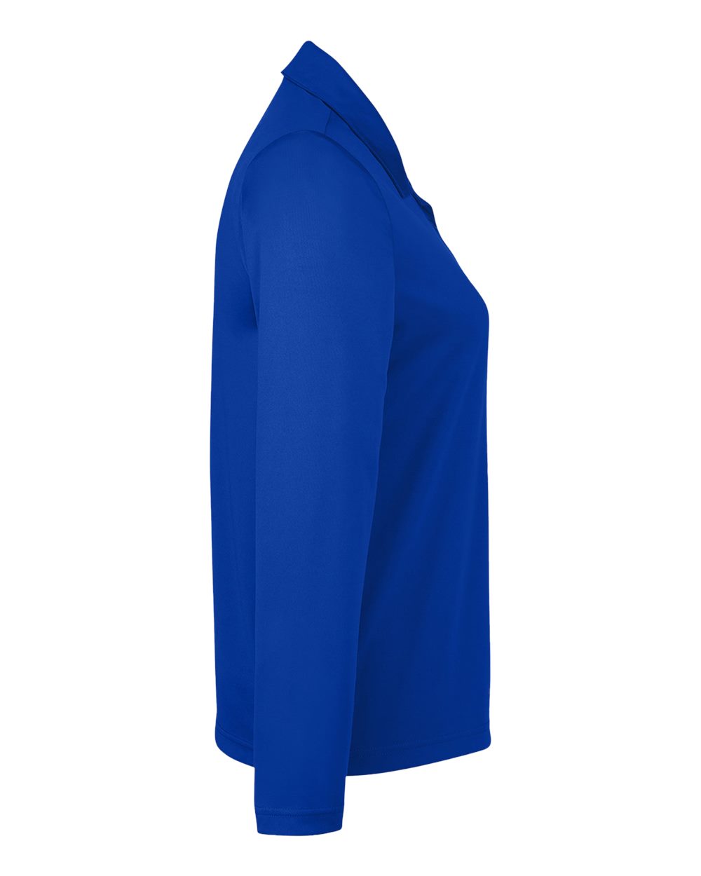Women's Zone Performance Long Sleeve Polo - DirectSide - B721D9752 - Sport Royal