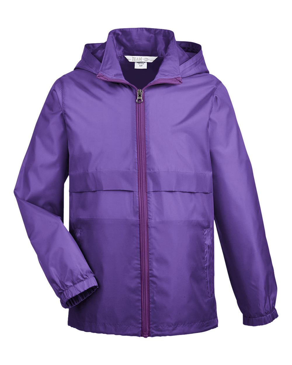 Youth Zone Protect Lightweight Jacket - Front - B730D9674 - Sport Purple