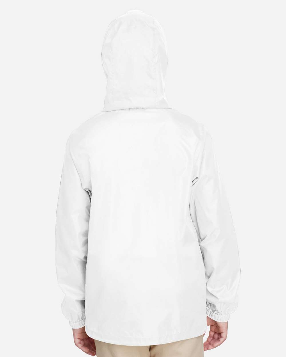 Youth Zone Protect Lightweight Jacket - OnModelBack - B730D9003 - White
